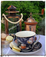 Načítať obrázok do zobrazovača galérie, Porcelánová šálka s podšálkou BARISTA - 400 ml