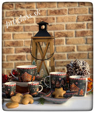 Načítať obrázok do zobrazovača galérie, Porcelánová šálka s podšálkou - GINGERBREAD - 400 ml
