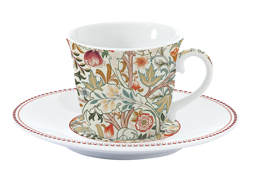 Porcelánová šálka s podšálkou WILLIAM MORRIS - 200 ml