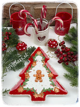 Načítať obrázok do zobrazovača galérie, Podnos - FANCY GINGERBREAD - 20,5 x 25,5 cm
