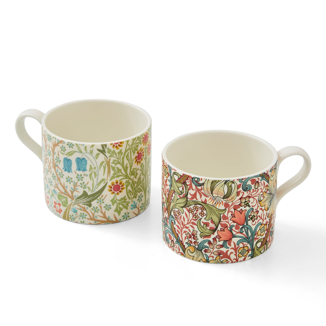 Sada hrnčekov - Spode MORRIS & CO. - 2 ks